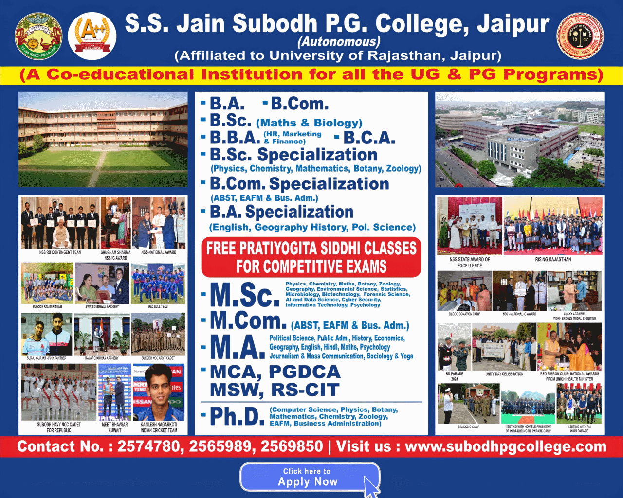 Admission Open 2025-26